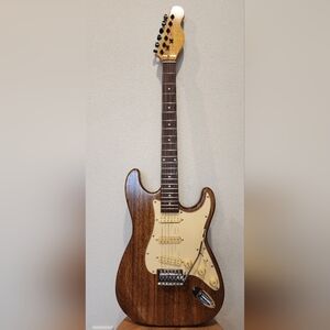 Fender Brown and Cream Electric Guitar